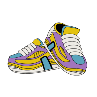 Men's Grey Lightweight EVA Running, Walking